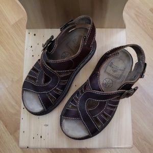 Dr. Martens Brown Leather Sandals